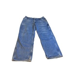 Carhartt B200 DST Dungaree‎ Fit Men's Denim Workwear Jeans 42x30 High Quality
